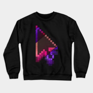 Computer Multicolor galaxy gradient Mouse Cursor Design Crewneck Sweatshirt